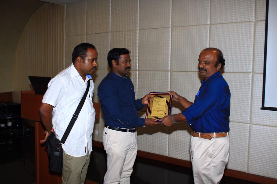 Prof. Dr. Dhanapaul speaking at the Anniversary Event